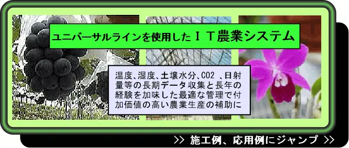 温度、湿度、土壌水分、CO2、日射量等の長期データ収集と長年の経験を加味した最適な管理で付加価値の高い農業生産の補助が可能