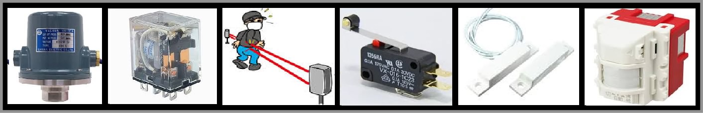 さまざまな接点系センサの画像